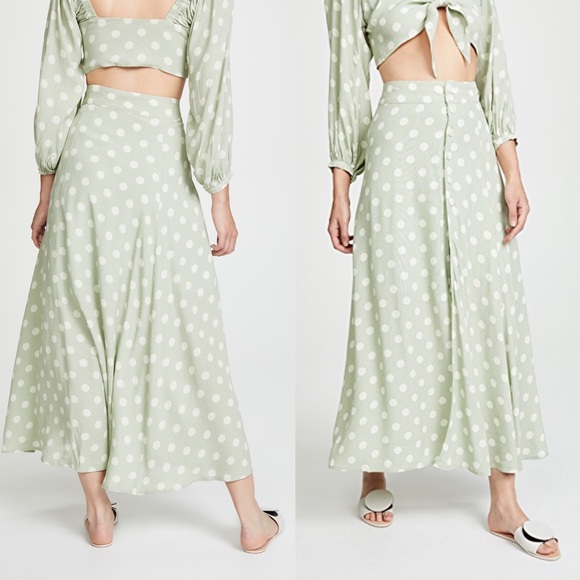 Madie Midi Skirt with Polka Dots by Capulet - Picture 2 of 7